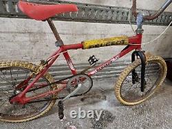Retro Red Peugeot Bmx Bike Old School O Brien BMX