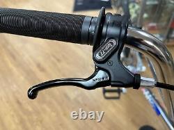 Robinson Pro XL 20.5 Toptube 1991 Custom Old School BMX Bike Chrome / Black