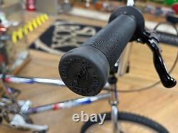 Robinson Pro XL 20.5 Toptube 1991 Custom Old School BMX Bike Chrome / Black