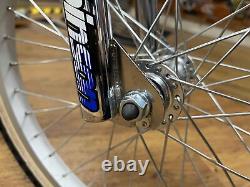 Robinson Pro XL 20.5 Toptube 1991 Custom Old School BMX Bike Chrome / Black