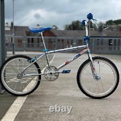 Robinson c1995 SST Custom Old School BMX Bike Chrome / Blue GT Dia-Compe A'ME