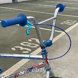 Robinson c1995 SST Custom Old School BMX Bike Chrome / Blue GT Dia-Compe A'ME