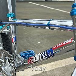 Robinson c1995 SST Custom Old School BMX Bike Chrome / Blue GT Dia-Compe A'ME