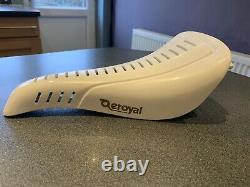 SELLE ROYAL AEROYAL BMX SEAT IN WHITE 456gr MADE IN ITALY OLD SCHOOL BMX