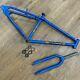 Se Bikes Om Flyer 2020 Old School Bmx Wheelie Frameset 26 Inch Blue Ex Display