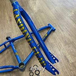 SE Bikes OM Flyer 2020 Old School BMX Wheelie Frameset 26 Inch Blue Ex Display