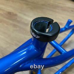 SE Bikes OM Flyer 2020 Old School BMX Wheelie Frameset 26 Inch Blue Ex Display