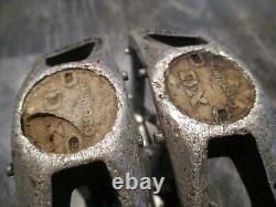 SHIMANO DX BMX PEDALS OLD SCHOOL BMX PEDALS VINTAGE BMX BLACK 1/2 80s ORIGINAL