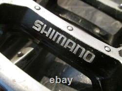 SHIMANO DX BMX PEDALS OLD SCHOOL BMX PEDALS VINTAGE BMX BLACK 1/2 80s ORIGINAL