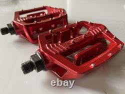 SHIMANO SX PEDALS 1/2 Old School Bmx Pedals RED PD-MX15
