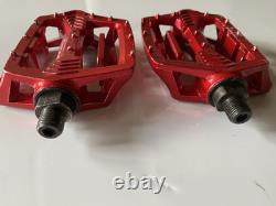 SHIMANO SX PEDALS 1/2 Old School Bmx Pedals RED PD-MX15