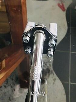 SLANT DOUBLE CLAMP STEM EVIL ED old school bmx