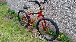 S. E Racing 2021 Monster Ripper in Atomic Red 29 BMX Old School Cruiser