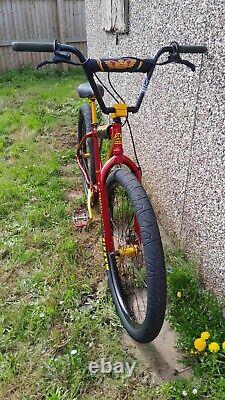 S. E Racing 2021 Monster Ripper in Atomic Red 29 BMX Old School Cruiser