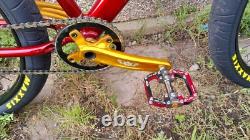 S. E Racing 2021 Monster Ripper in Atomic Red 29 BMX Old School Cruiser