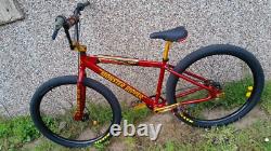 S. E Racing 2021 Monster Ripper in Atomic Red 29 BMX Old School Cruiser