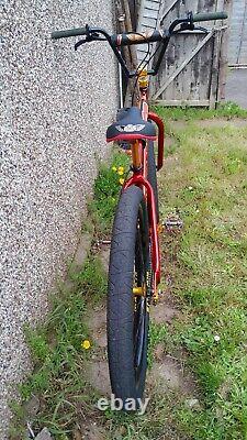 S. E Racing 2021 Monster Ripper in Atomic Red 29 BMX Old School Cruiser