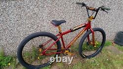 S. E Racing 2021 Monster Ripper in Atomic Red 29 BMX Old School Cruiser