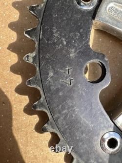 Shimano 600 Cranks Asco 44t Chain Ring +bolts Old School BMX 170mm