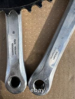 Shimano 600 Cranks Asco 44t Chain Ring +bolts Old School BMX 170mm