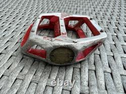 Shimano DX Pedals Old School BMX 9/16 Red OG Genuine 80's