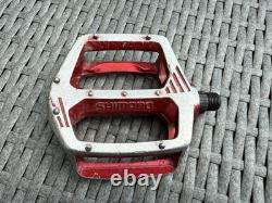 Shimano DX Pedals Old School BMX 9/16 Red OG Genuine 80's