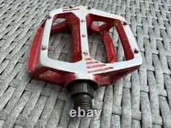 Shimano DX Pedals Old School BMX 9/16 Red OG Genuine 80's