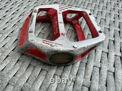 Shimano DX Pedals Old School BMX 9/16 Red OG Genuine 80's