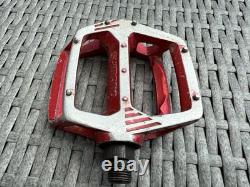 Shimano DX Pedals Old School BMX 9/16 Red OG Genuine 80's