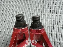 Shimano DX Pedals Old School BMX 9/16 Red OG Genuine 80's