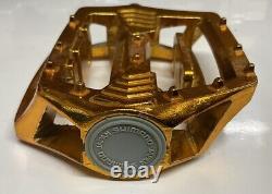 Shimano Gold Pd-mx15 9/16 Pedals Old School Bmx Gt Vintage Retro No Box