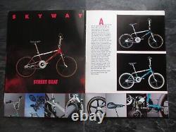 Skyway Bmx Catalog Old School Bmx Original 1988 Skyway Bmx Brochure Vintage Bmx