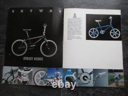 Skyway Bmx Catalog Old School Bmx Original 1988 Skyway Bmx Brochure Vintage Bmx
