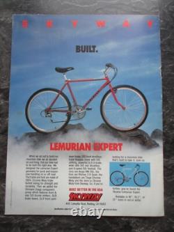Skyway Bmx Catalog Old School Bmx Original 1988 Skyway Bmx Brochure Vintage Bmx