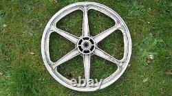 Skyway REAR Wheel 6 SIX SPOKE OLD RARE 80's Original Old School Bmx 20 INCH