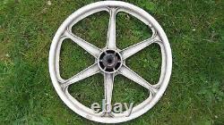 Skyway REAR Wheel 6 SIX SPOKE OLD RARE 80's Original Old School Bmx 20 INCH