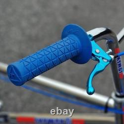 Skyway T/A 20 Inch Custom Old School BMX Bike Chrome / Blue