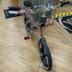 Skyway T/A Custom Old School BMX Bike Chrome / Black / Red Tuff Wheels