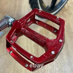 Skyway T/A Custom Old School BMX Bike Chrome / Black / Red Tuff Wheels