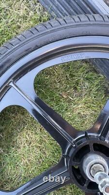 Skyway Tuff 2 Old School BMX Mag Wheels 20 Black With Tyres Tubes Very Good Set