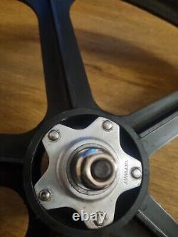 Skyway Tuff II Coaster Alloy Hubs Pair Black Vintage Old School BMX