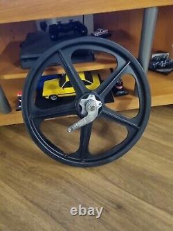 Skyway Tuff II Coaster Alloy Hubs Pair Black Vintage Old School BMX