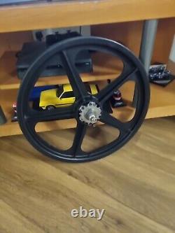 Skyway Tuff II Coaster Alloy Hubs Pair Black Vintage Old School BMX