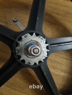 Skyway Tuff II Coaster Alloy Hubs Pair Black Vintage Old School BMX