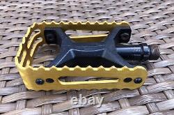 Skyway Ultralite Pedals, Old School, Vintage BMX Gold 9/16 Tuff