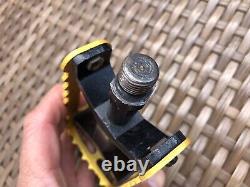 Skyway Ultralite Pedals, Old School, Vintage BMX Gold 9/16 Tuff