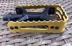 Skyway Ultralite Pedals, Old School, Vintage BMX Gold 9/16 Tuff