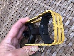 Skyway Ultralite Pedals, Old School, Vintage BMX Gold 9/16 Tuff