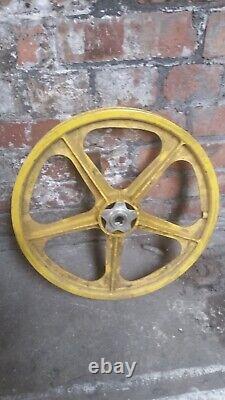 Skyway tuff 2 front wheel yellow old school bmx haro gt torker skyway Hutch