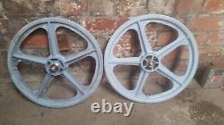 Skyway tuff 2 wheel set front and rear old school bmx haro gt torker Hutch